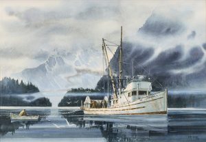 Harry Heine: HERRING SEINER, NEAR OCEAN FALLS