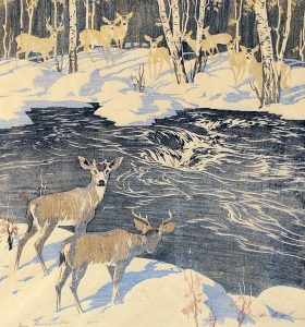 Barbara Harvey Leighton: DEER, KANANASKIS