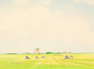 Robert Newton Hurley: PRAIRIE SCENE – HARVEST TIME