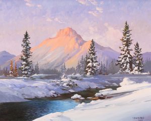 Duncan Mackinnon Crockford: MOUNTAIN SUNSET