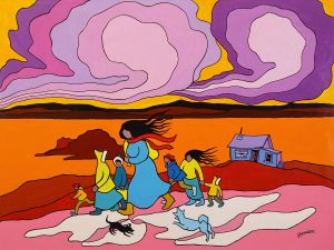 Ted Harrison: THE CHINOOK