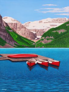 Barbara Engel: SUMMER ON LAKE LOUISE