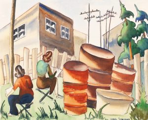 Isabel Stadelbauer: OIL BARRELS