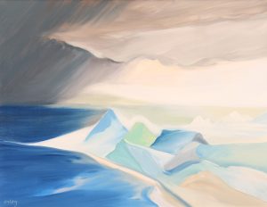 Norman Anthony (Toni) Onley: DRIFTING ICEPACK, BAFFIN BAY