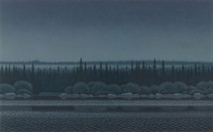 Christopher Pratt: NIGHT ON THE RIVER
