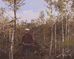Allen Sapp: HUNTING SCENE