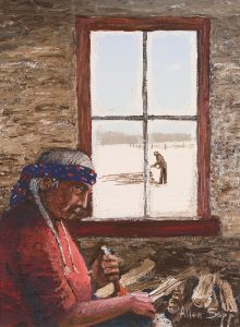 Allen Sapp: SKINNING A RABBIT