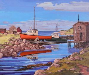 Andre Turenne: BATEAU EN RADOUB