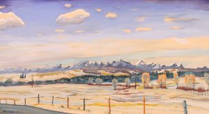 Ken Christopher: EARLY SNOW, FOOTHILLS