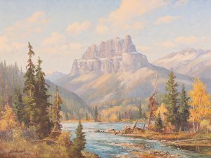 Duncan Mackinnon Crockford: MT. EISENHOWER & BOW RIVER, ALBERTA, CANADA