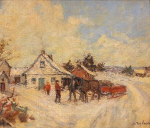 Berthe Des Clayes: LITTLE FARM AT ST. ANDREWS