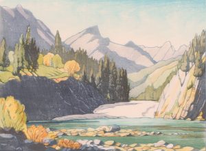 Margaret Dorothy Shelton: BOW FALLS, BANFF