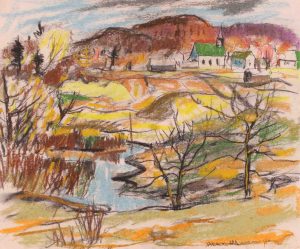 Henri Leopold Masson: AUTUMN VILLAGE