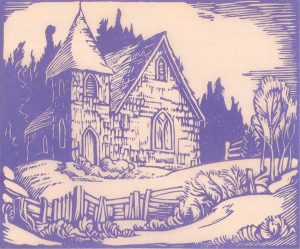 Margaret Dorothy Shelton: CHURCH AT MONTE CREEK, B.C.