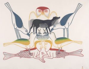 Kenojuak Ashevak: ANIMALS OF LAND AND SEA
