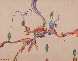 Alex Simeon Janvier: TREES AROUND OUR YARD (COLD LAKE, ALBERTA)