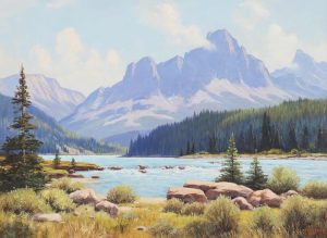 Roland Gissing: MT. MURCHISON, N. SASK RIVER