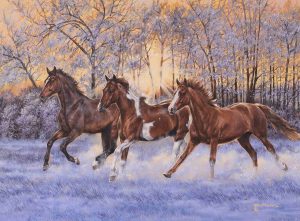 Kim Penner: GALLOPING HORSES