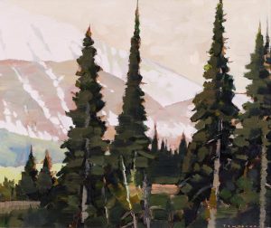 Harold William (Bill) Townsend: SCENE AT SHEEP MOUNTAIN, THE YUKON