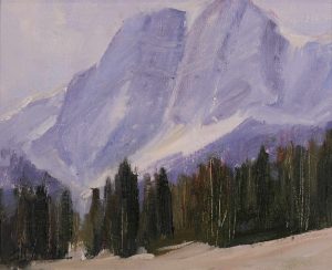 Doug Swinton: BY LAKE MINNEWANKA