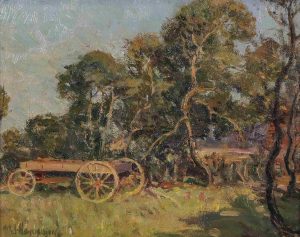 James Henderson: WAGON AND TREES
