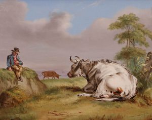 Robert Clow Todd: THE COWHERD – ILE D’ORLEANS