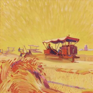Thomas Wilberforce Mitchell: TILLING THE HAY FIELD