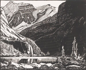 James Edward Hervey MacDonald: A GLACIAL LAKE, ROCKY MOUNTAINS