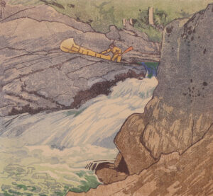 Walter Joseph Phillips: RUSHING RIVER, LAKE OF THE WOODS