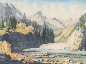 Margaret Dorothy Shelton: BOW FALLS, BANFF