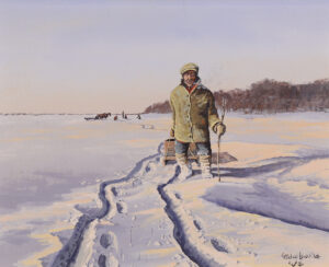Michael Lonechild: GETTING TOO COLD TO FISH