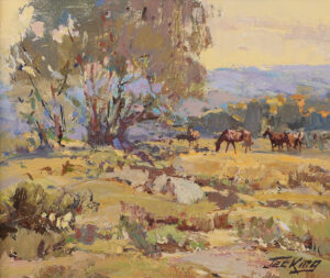 Jack King: HORSES GRAZING