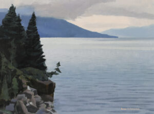 Alan Caswell Collier: CRAWFORD BAY, KOOTENAY LAKE, B.C., NORTH OF BOSWELL