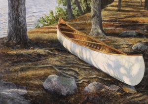 Alan Bateman: CANOE AT SHORE