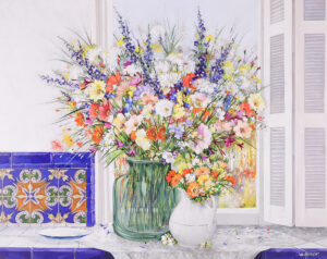 Leslie Wainwright: WINDOW WITH PORTUGUESE TILE
