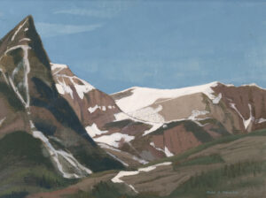 Alan Caswell Collier: ABOVE CAMERON LAKE, WATERTON NAT. PARK, ALBERTA