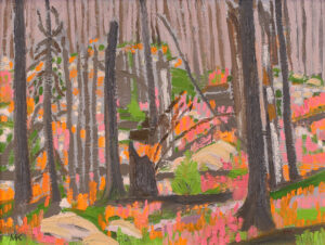 Mary Spice Kerr: BURNED TREES – STORM MOUNTAIN NO.2