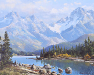 Duncan Mackinnon Crockford: UPPER SPRAY LAKES, NR. CANMORE, ALBERTA