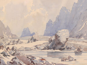 Alfred Crocker Leighton: BOW PASS IN AUGUST