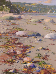 Horace Champagne: MELANGE DES COULEURS A MAREE BASSE (ST. IRENEE, QUEBEC)
