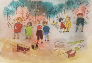 Janet Mitchell: CHILDREN PLAYING