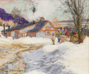 Horace Champagne: YUM, YUM – LA TIRE POUR TOUT LE MONDE (CABANE À SUCRE BOUCHARD INC. PETITE RIVIÈRE, ST-FRANCOIS, QUÉBEC)