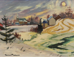 Henri Léopold Masson: EVENING NEAR THURSO, QUE