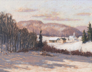 Horace Champagne: LATE AFTERNOON LIGHT (ST. SIXTE, QUEBEC)