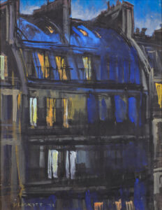 Joseph Francis Plaskett: NIGHT FACADE (ON THE BOULEVARD)