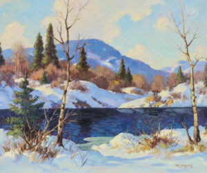 Roland Gissing: WINTER RIVERBANK