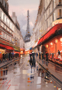 Kal Gajoum: PARIS STREET, EIFFEL TOWER