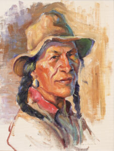 Nicholas de Grandmaison: PORTRAIT WITH HAT