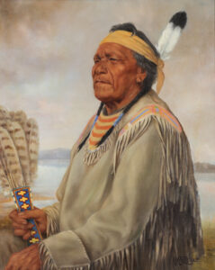 Henry Metzger: MATO-IN-GA-KA (JUMPING BEAR), SIOUX CHIEF