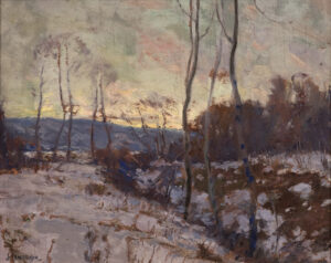 James Henderson: UNTITLED SITE SKETCH FOR “FADING DAY, QU’APPELLE VALLEY”